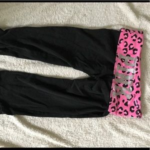 Victoria secret pink cropped leggings